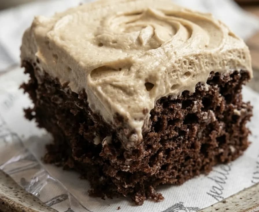 Chocolate Cake w/ Peanut Butter Icing