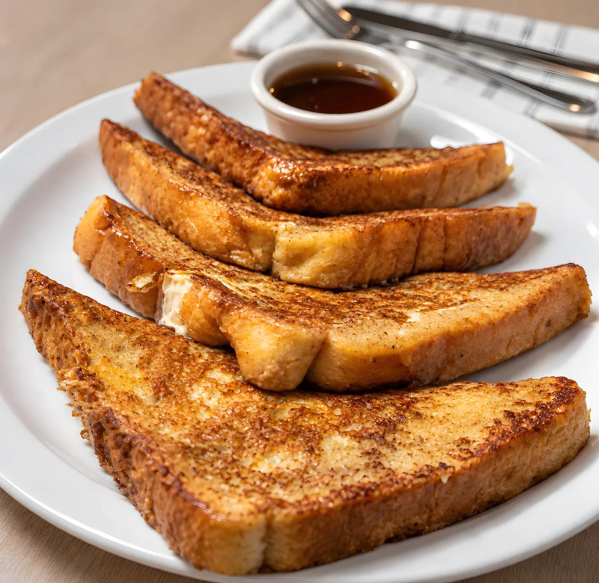 French toast with syrup
